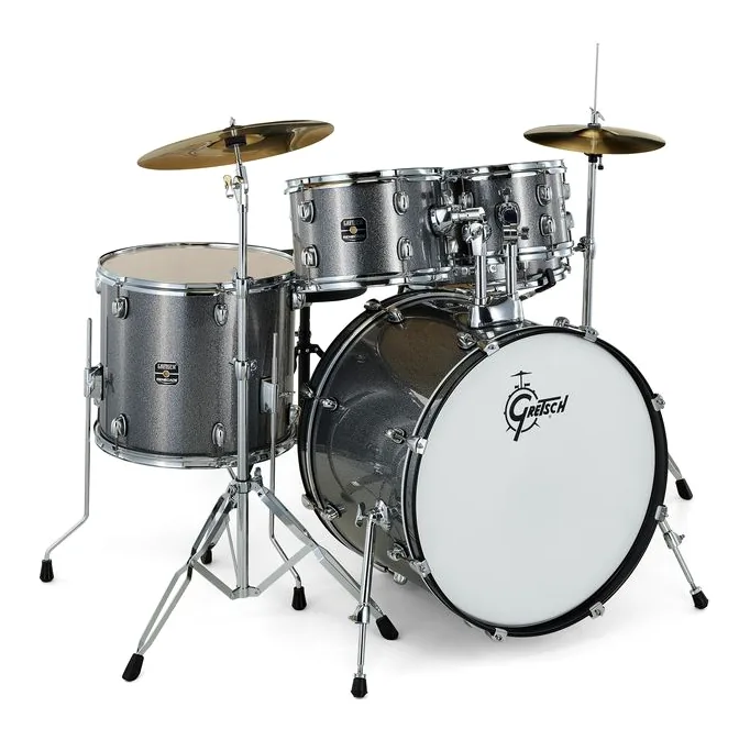Gretsch Drums Renegade 22" Grey Sparkle, vista di lato, photo 3