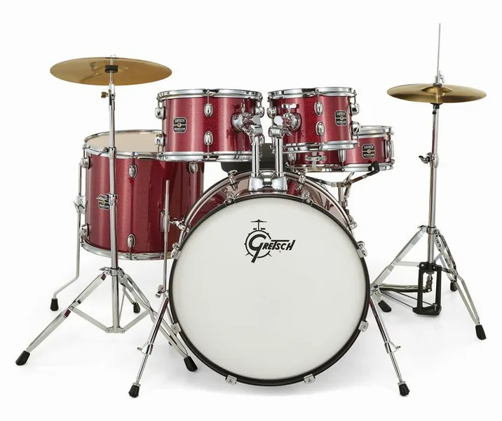 Gretsch Drums Renegade 22" Ruby Sparkle, vista dall'alto, photo 2