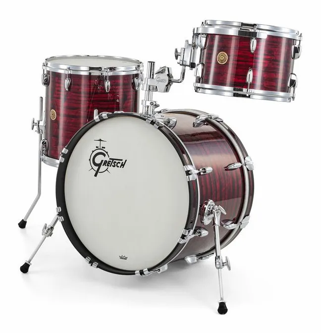 Gretsch Drums US Custom 20 Ruby Red Pearl, vista frontale