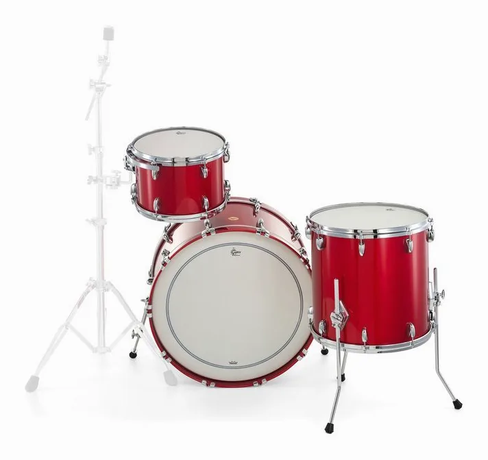 Gretsch Drums US Custom 24 Candy Apple Red, vista dall'alto, photo 4