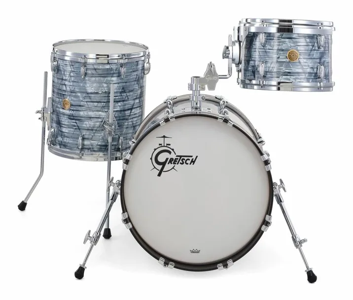 Gretsch Drums USA Custom 18 Sky Blue Pearl, dettaglio ravvicinato, photo 2