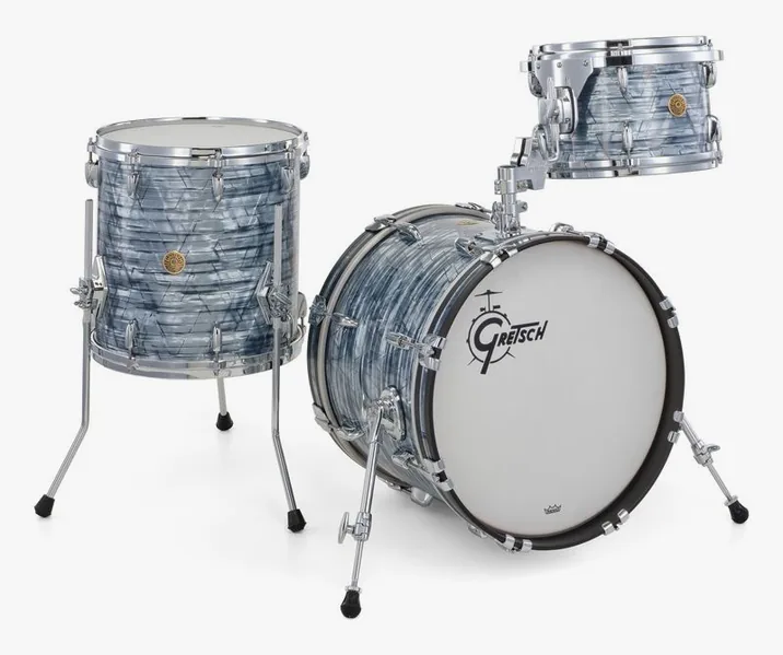 Gretsch Drums USA Custom 18 Sky Blue Pearl, dettaglio ravvicinato, photo 3