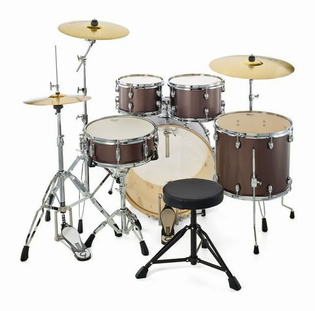 Gretsch Drums Energy Standard Grey Steel, vista frontale, photo 4