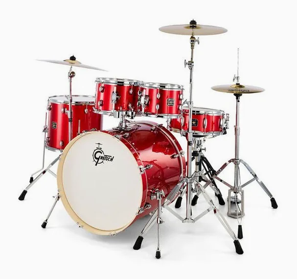 Gretsch Drums Energy Standard Red, di fronte su sfondo neutro