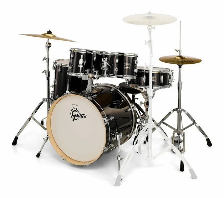 Gretsch Drums Energy Studio Black II, dettaglio frontale