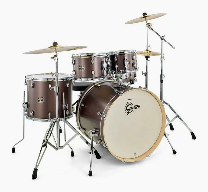 Gretsch Drums Energy Studio Grey Steel, vista frontale, photo 3