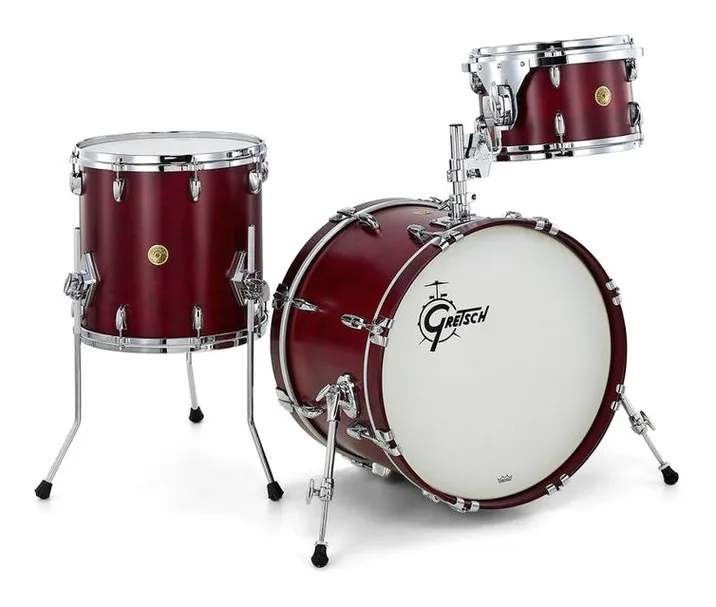 Gretsch Drums USA Custom Satin Rosewood, vista di tre quarti, photo 3