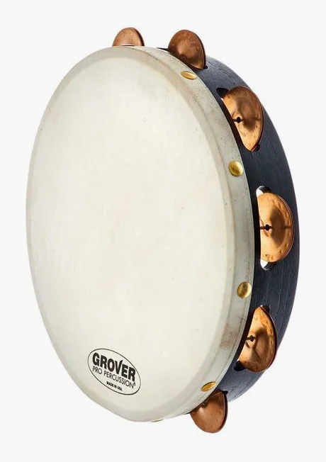 Grover Pro Percussion T1/BC Tambourine, dettaglio ravvicinato, photo 2