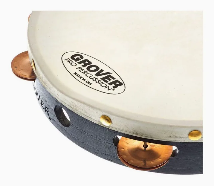 Grover Pro Percussion T1/BC Tambourine, dettaglio ravvicinato, photo 4
