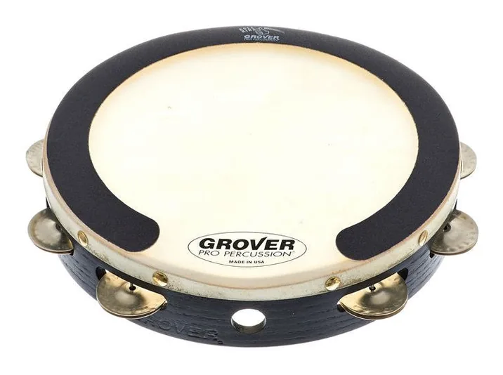 Grover Pro Percussion T1/GS Tambourine, vista di lato, photo 3