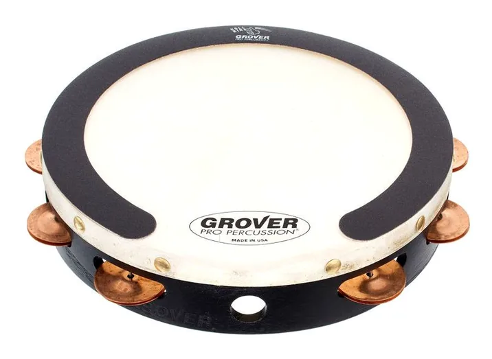 Grover Pro Percussion T1/PhBr Tambourine, dettaglio ravvicinato, photo 3