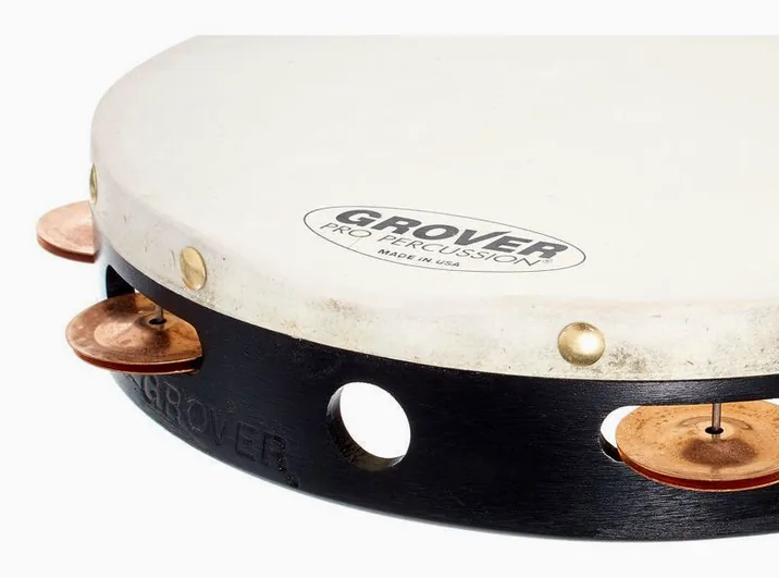 Grover Pro Percussion T1/PhBr Tambourine, dettaglio ravvicinato, photo 4