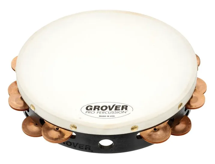 Grover Pro Percussion T2/BC Tambourine, su sfondo neutro