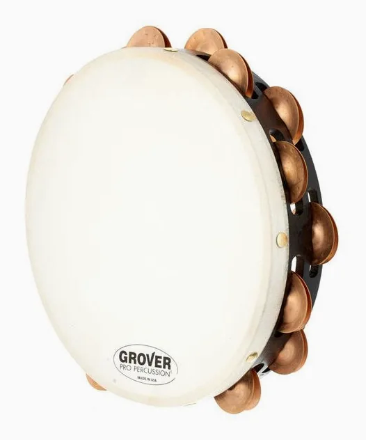 Grover Pro Percussion T2/BC Tambourine, dettaglio ravvicinato, photo 2
