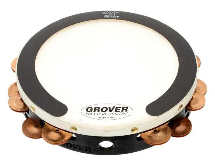 Grover Pro Percussion T2/BC Tambourine, vista di lato, photo 3