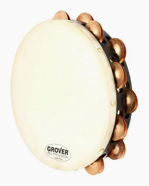 Grover Pro Percussion T2/PhBr Tambourine, dettaglio ravvicinato, photo 2