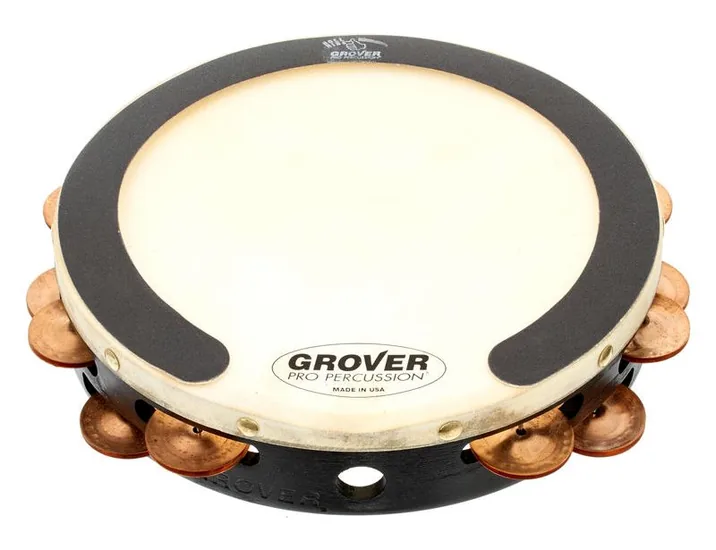 Grover Pro Percussion T2/PhBr Tambourine, dettaglio ravvicinato, photo 3