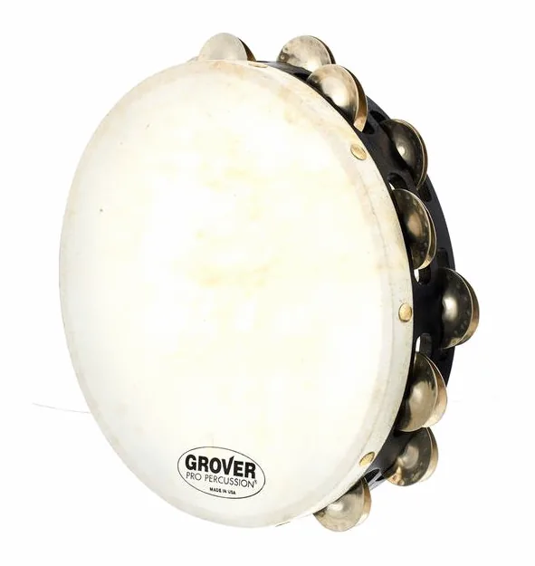 Grover Pro Percussion T2/GS Tambourine, vista frontale, photo 2