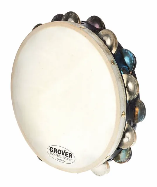 Grover Pro Percussion T2/HS Tambourine, vista di tre quarti, photo 2