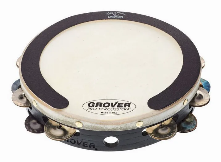 Grover Pro Percussion T2/HS Tambourine, vista di lato, photo 3