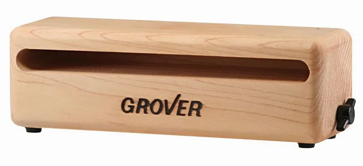 Grover Pro Percussion Woodblock WB-10, su sfondo neutro