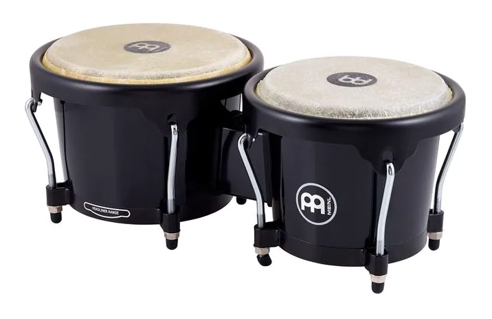 Meinl HB50BK Journey Bongos Black, vista frontale
