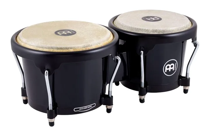 Meinl HB50BK Journey Bongos Black, dettaglio ravvicinato, photo 3