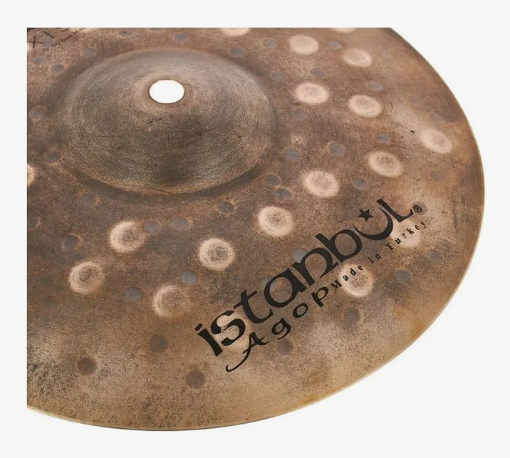 Istanbul Agop 10" Xist Dry Dark Hi-Hat, vista frontale, photo 4