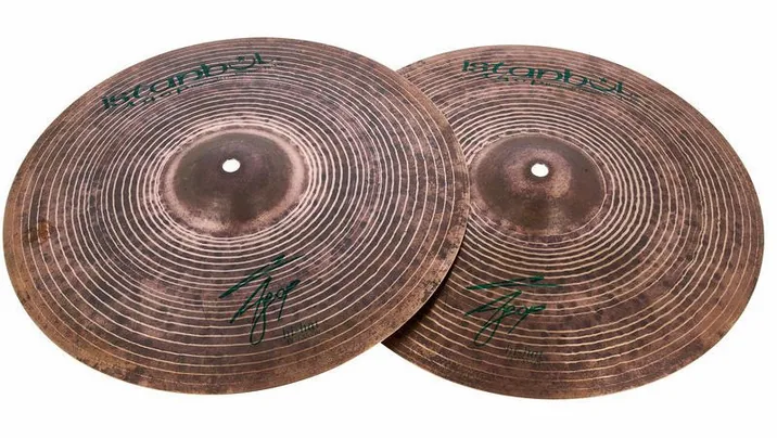 Istanbul Agop 14" Agop Signature Hi-Hat, vista frontale, photo 2