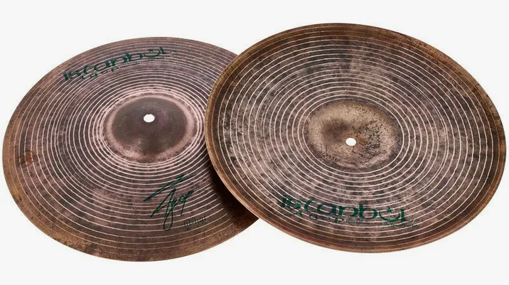 Istanbul Agop 14" Agop Signature Hi-Hat, vista di lato, photo 3