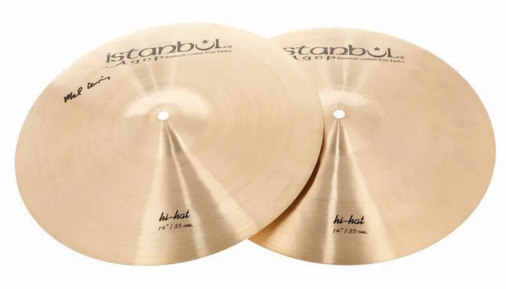 Istanbul Agop 14" Mel Lewis Sign. Hi-Hat, vista di lato, photo 2