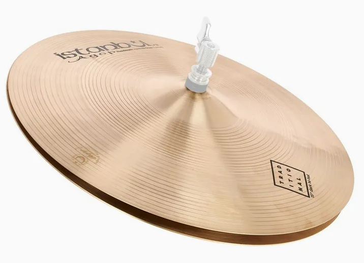 Istanbul Agop 15" Traditional Dark Hi-Hat, vista frontale