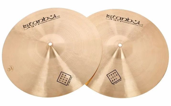 Istanbul Agop 15" Traditional Dark Hi-Hat, vista frontale, photo 2