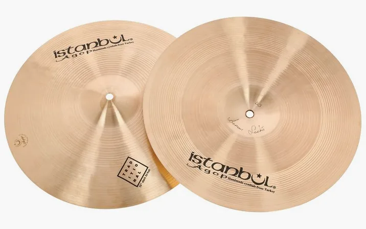 Istanbul Agop 15" Traditional Dark Hi-Hat, vista frontale, photo 3