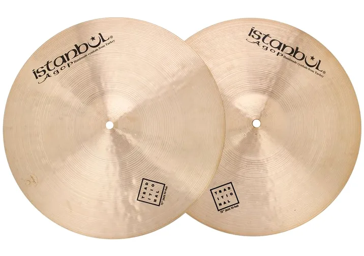 Istanbul Agop 15" Traditional Jazz Hi-Hat, su sfondo neutro, photo 2
