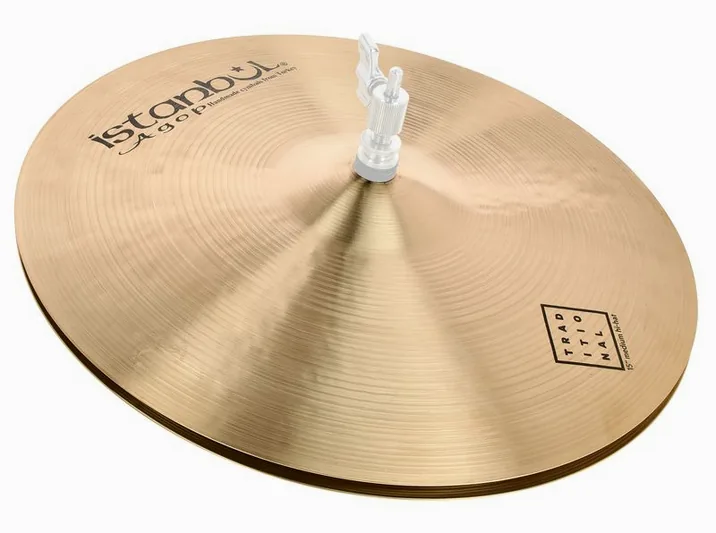 Istanbul Agop 15" Traditional Medium Hi-Hat, dettaglio frontale