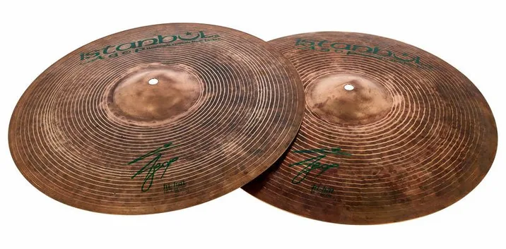 Istanbul Agop 16" Agop Signature Hi-Hat, vista di tre quarti, photo 2