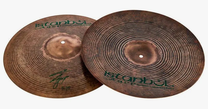 Istanbul Agop 16" Agop Signature Hi-Hat, dettaglio ravvicinato, photo 3