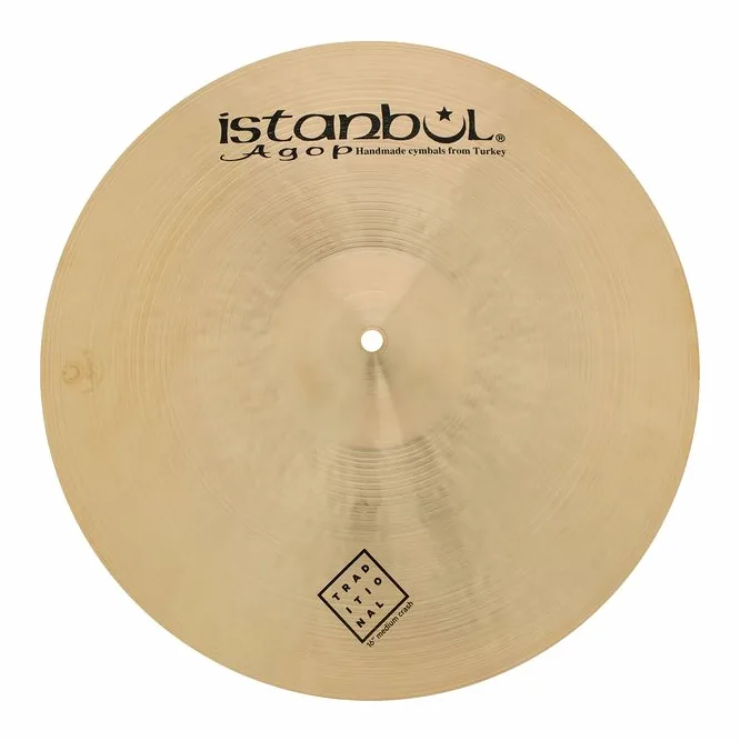 Istanbul Agop 16" Traditional Medium Crash, dettaglio ravvicinato, photo 2