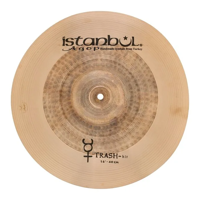 Istanbul Agop 16" Traditional Trash Hit, su sfondo neutro, photo 2
