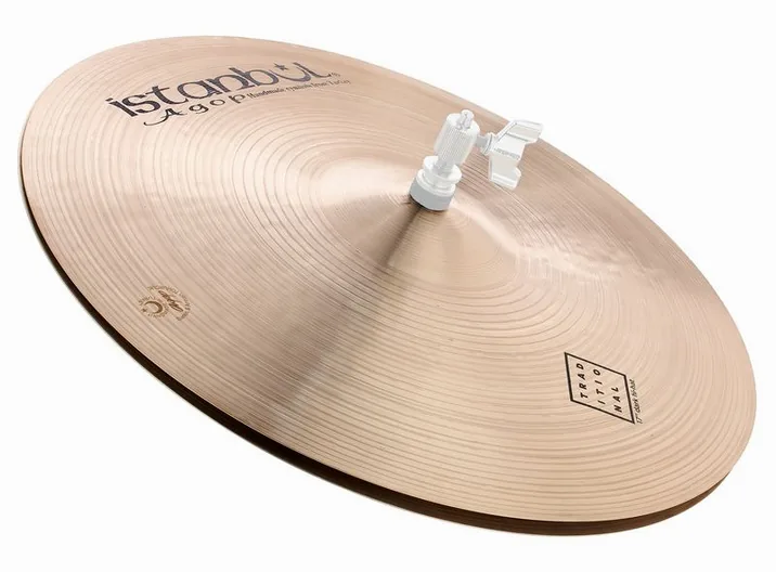 Istanbul Agop 17" Traditional Dark Hi-Hat, dettaglio frontale