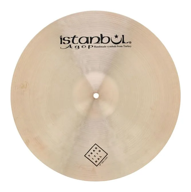 Istanbul Agop 17" Traditional Thin Crash, vista frontale, photo 2