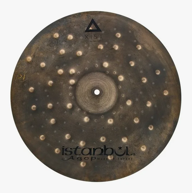 Istanbul Agop 17" Xist Dry Dark Crash, vista frontale, photo 2