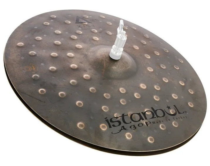 Istanbul Agop 17" Xist Dry Dark Hi-Hat, vista frontale