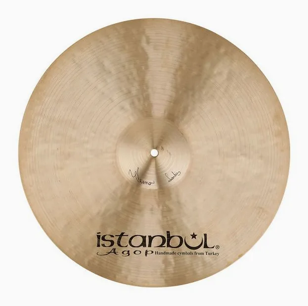 Istanbul Agop 18" Mel Lewis Sign. 1982 Crash, vista frontale, photo 2