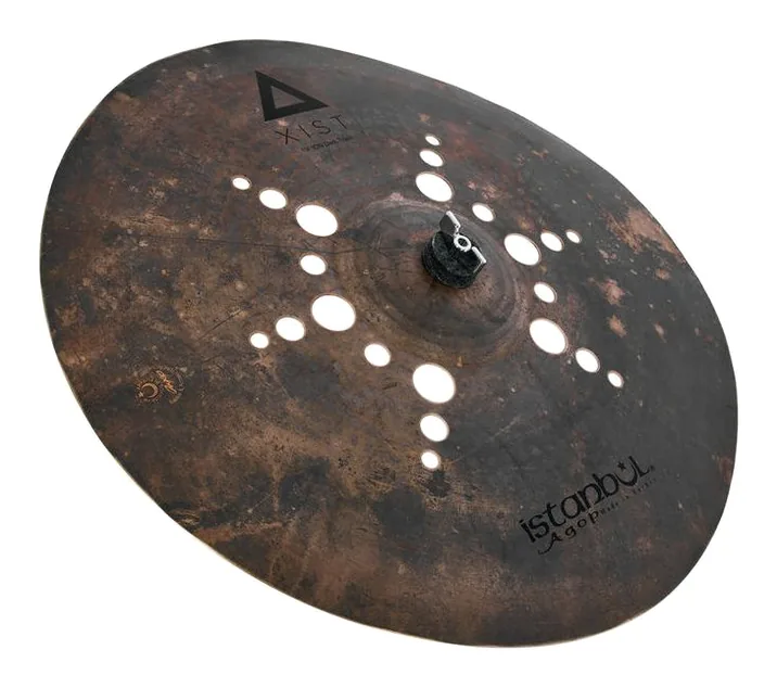 Istanbul Agop 19" Xist Dark ION Trash, dettaglio frontale