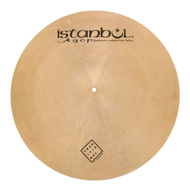 Istanbul Agop 20" Traditional Medium Ride, vista frontale, photo 2