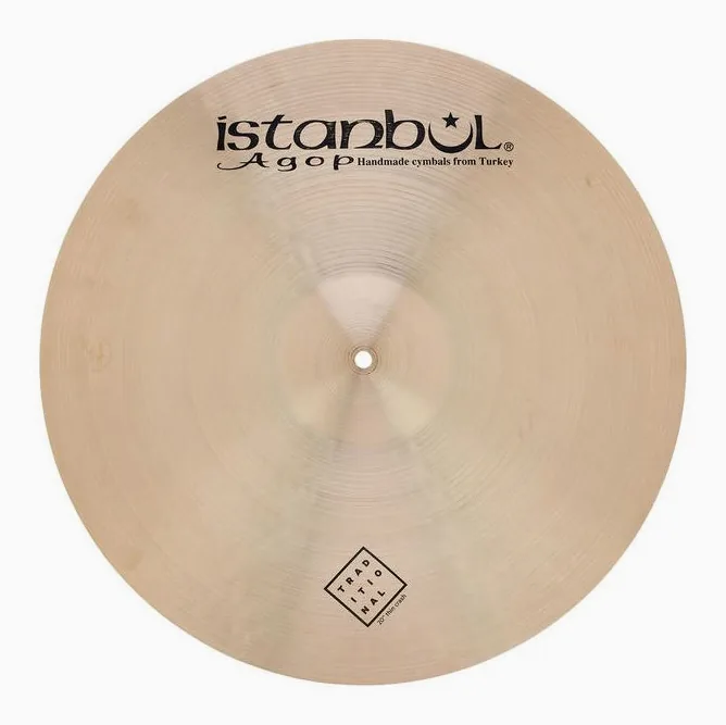 Istanbul Agop 20" Traditional Thin Crash, vista di tre quarti, photo 2
