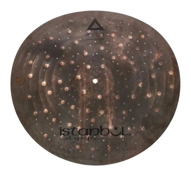 Istanbul Agop 20" Xist Dry Dark Flat Ride, vista frontale, photo 2