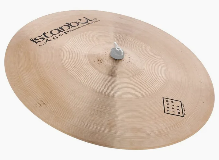 Istanbul Agop 22" Traditional Jazz Med. Ride, vista frontale